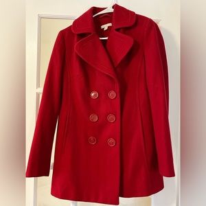 Beautiful red coat! Size small